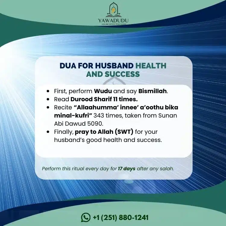 Powerful Dua for husband health and success (+long life)