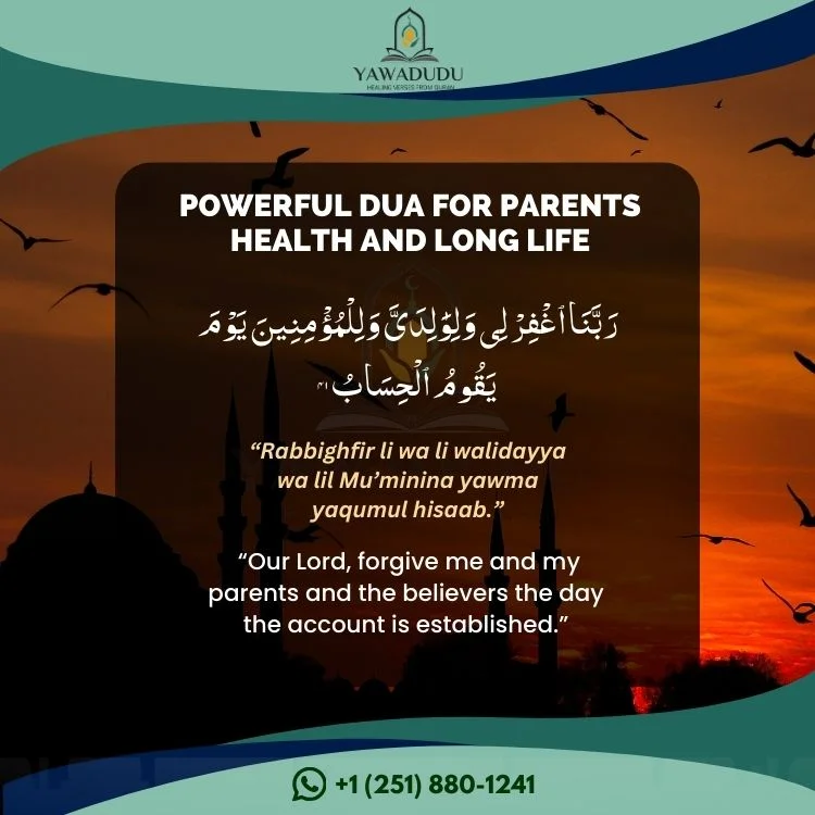 Powerful dua for parents health and long life