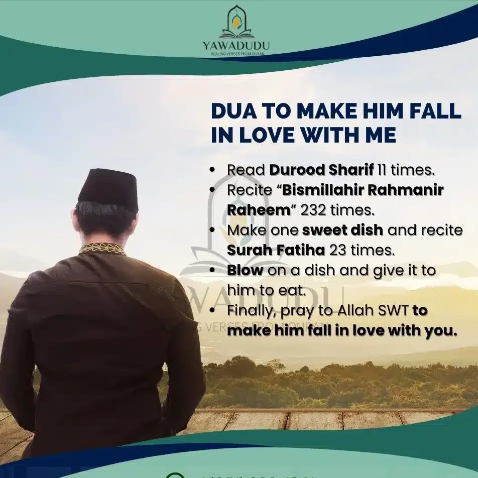 Dua to make him fall in love with me