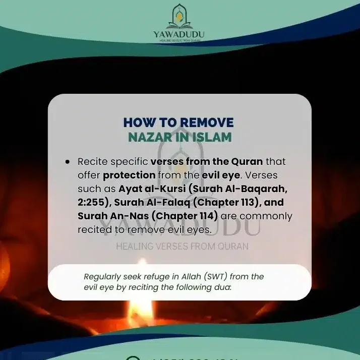 How to remove nazar in islam